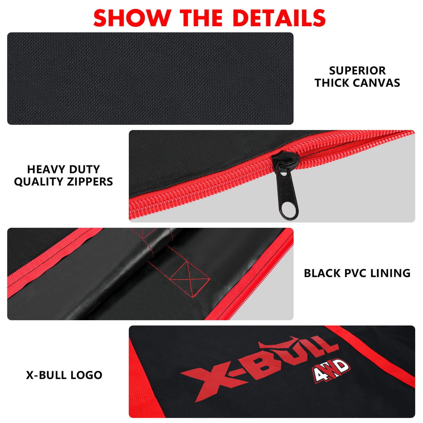 X-BULL Recovery tracks Carry Bag 4x4 Bag Black